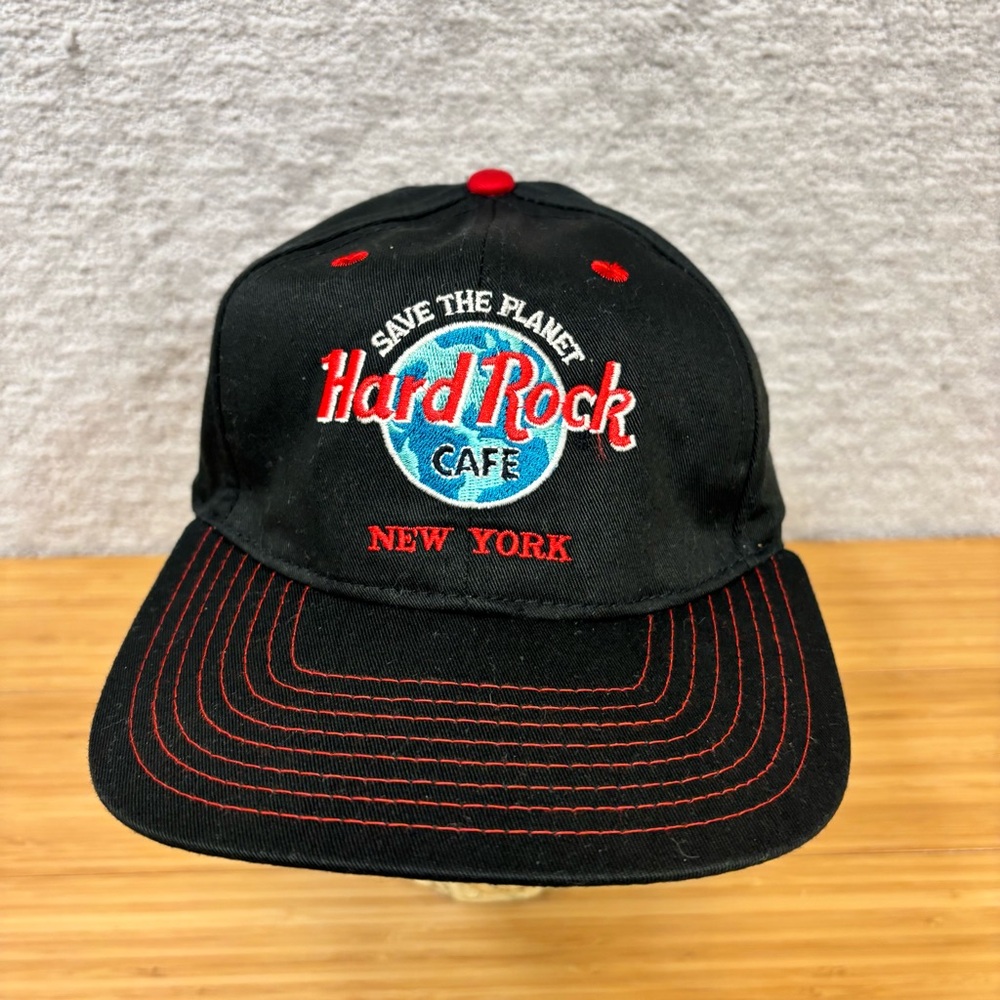 Vintage Hard Rock Cafe New York Save The Planet Hat Cap Snapback Love All
